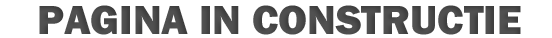 pagina in constructie
